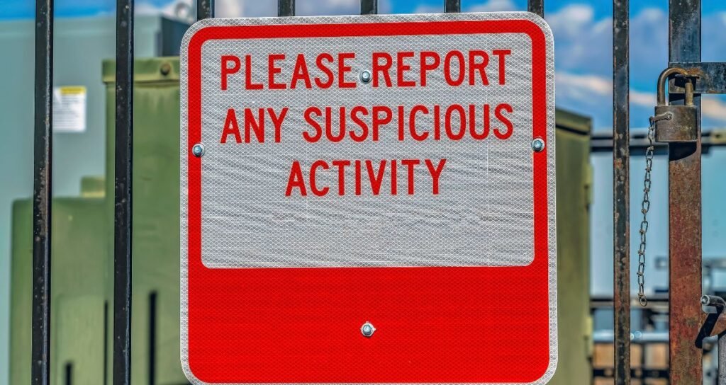 suspicious activity